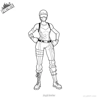 Free printable Mogul Master 01 Coloring Page - Free PDF Printable Fortnite Coloring Sheets coloring page